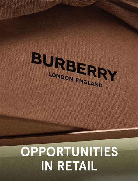 jobs at burberry